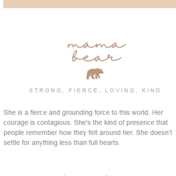 āMotherly Loveā Mama Bear Pendant Layered Necklace - Picture 6 of 10